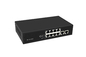 RoHS Network Industrial Ethernet Switch 10 พอร์ต 1000M Uplink AI สำหรับการเงิน
