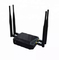 MT7620A 4G LTE เราเตอร์ WiFi ภายในบ้าน สีดำที่ใช้งานได้จริง 300Mbps