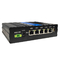 Black Stable 4G Din Rail WiFi Router RS232 RS485 พร้อมพอร์ต USB